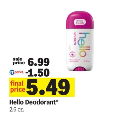 hello Deodorant
