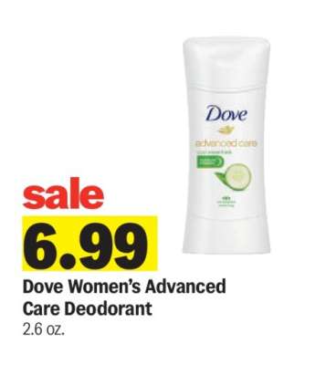 Dove Women's Advanced Care Deodorant*