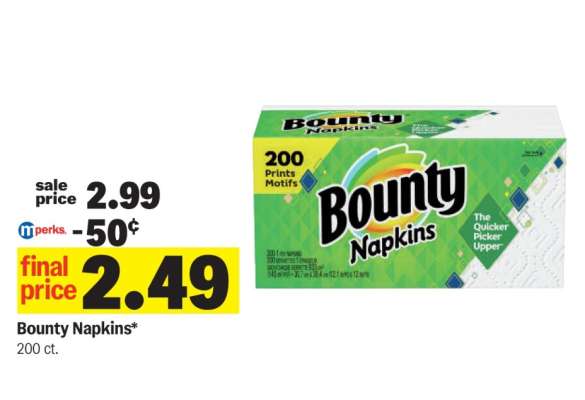 Bounty Napkins