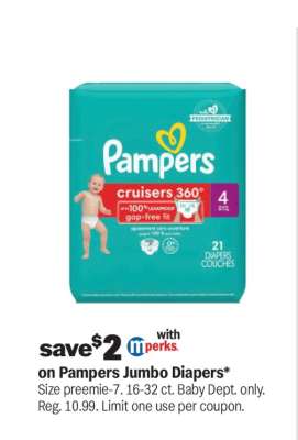 Pampers Jumbo Diapers