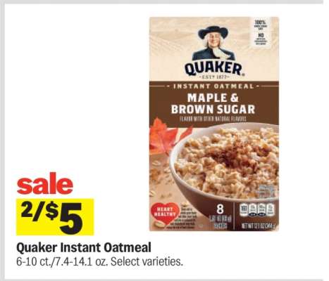 Quaker Instant Oatmeal