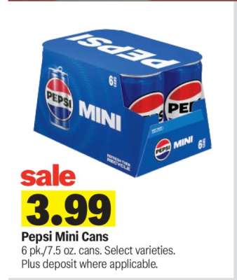 Pepsi Mini Cans