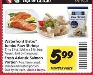 waterfront BISTRO Jumbo Raw Shrimp