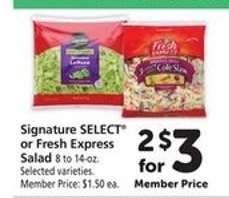 Signature SELECT or Fresh Express Salad