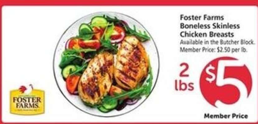Foster Farms Boneless Skinless Chicken Breasts