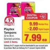 Playtex Tampons