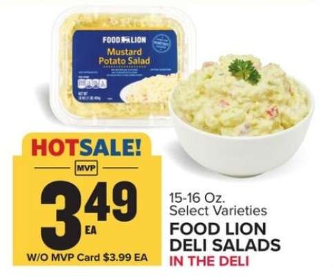 Food Lion Deli Salads