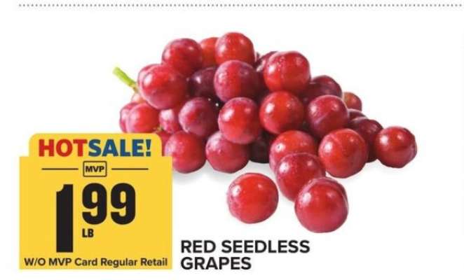 Red Seedless Grapes