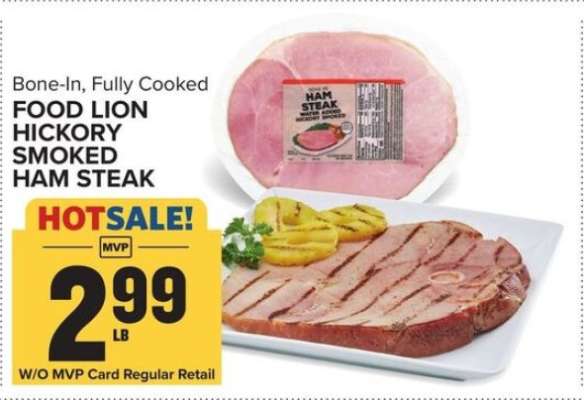 Food Lion Hickory Smoked Ham Steak