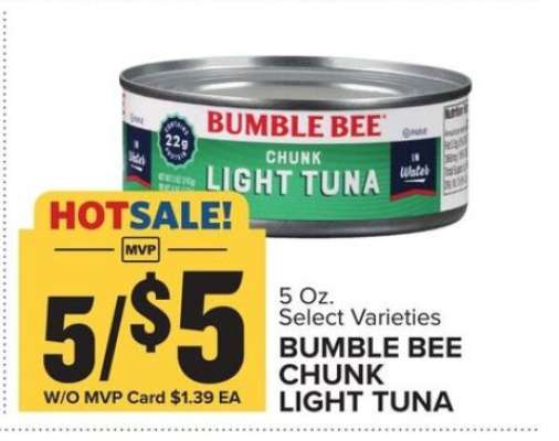 Bumble Bee Chunk Light Tuna