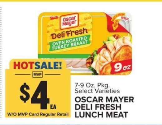 Oscar Mayer Deli Fresh Lunch Meat