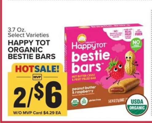 HAPPY TOT ORGANIC BESTIE BARS