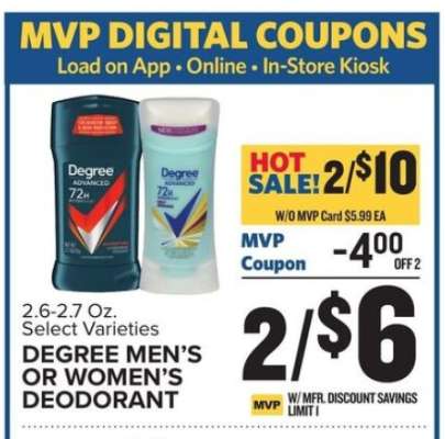 Degree Men's or Women's Deodorant