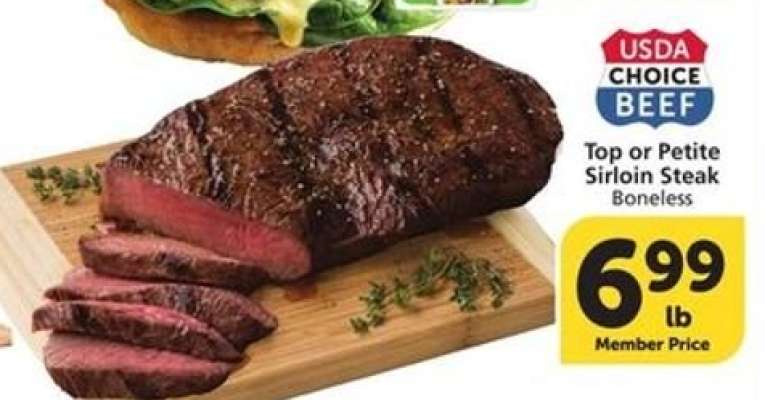 Top or Petite Sirloin Steak