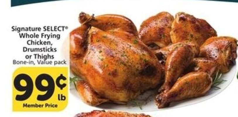Signature SELECT Whole Frying Chicken, Drumsticks or Thighs