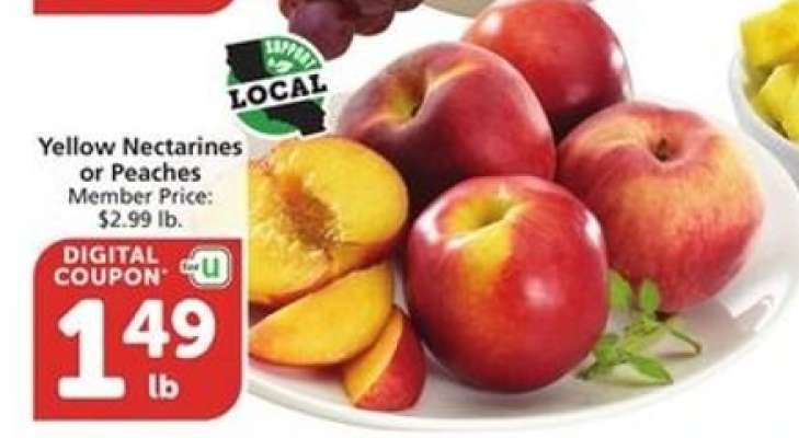 Yellow Nectarines or Peaches