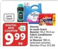 Downy In-wash Scent Booster, Fabric Conditioner or Bounce