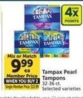 Tampax Pearl Tampons