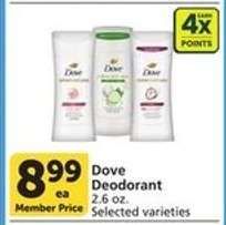 Dove Deodorant