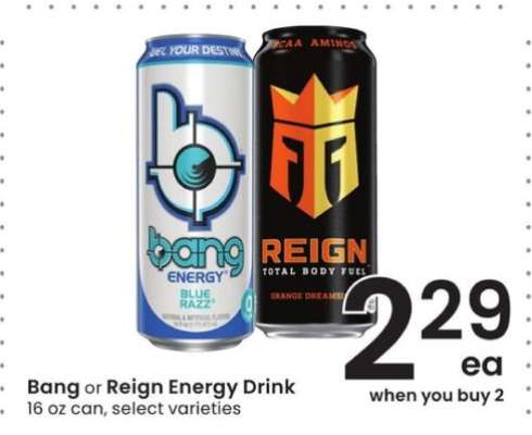 Bang or Reign Energy Drink