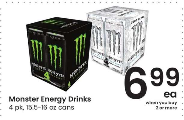 Monster Energy Drinks