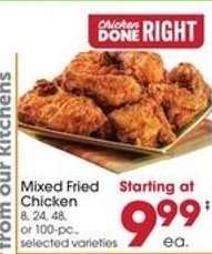 Mixed Fried Chicken