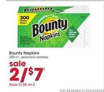 Bounty Napkins