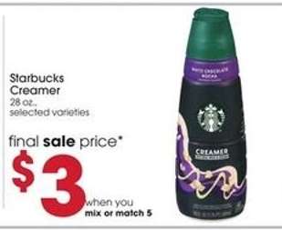 Starbucks Creamer