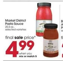 Market District Pasta Sauce
