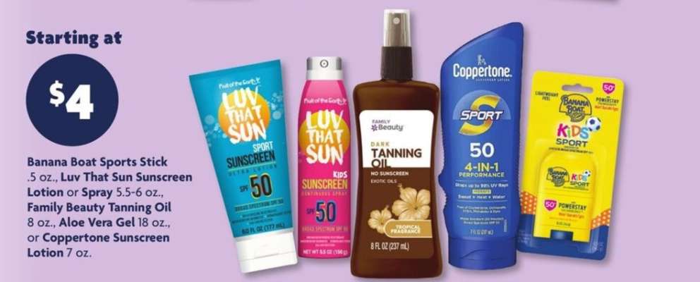 Sunscreen Products