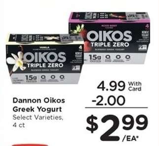 Dannon Oikos Greek Yogurt