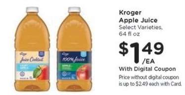 Kroger Apple Juice