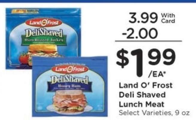 Land O'Frost Deli Shaved Lunch Meat