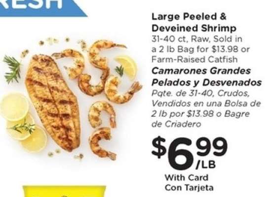 Large Peeled & Deveined Shrimp