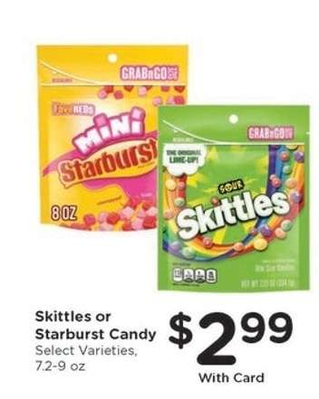 Skittles or Starburst Candy