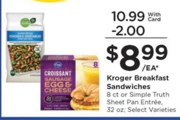Kroger Breakfast Sandwiches