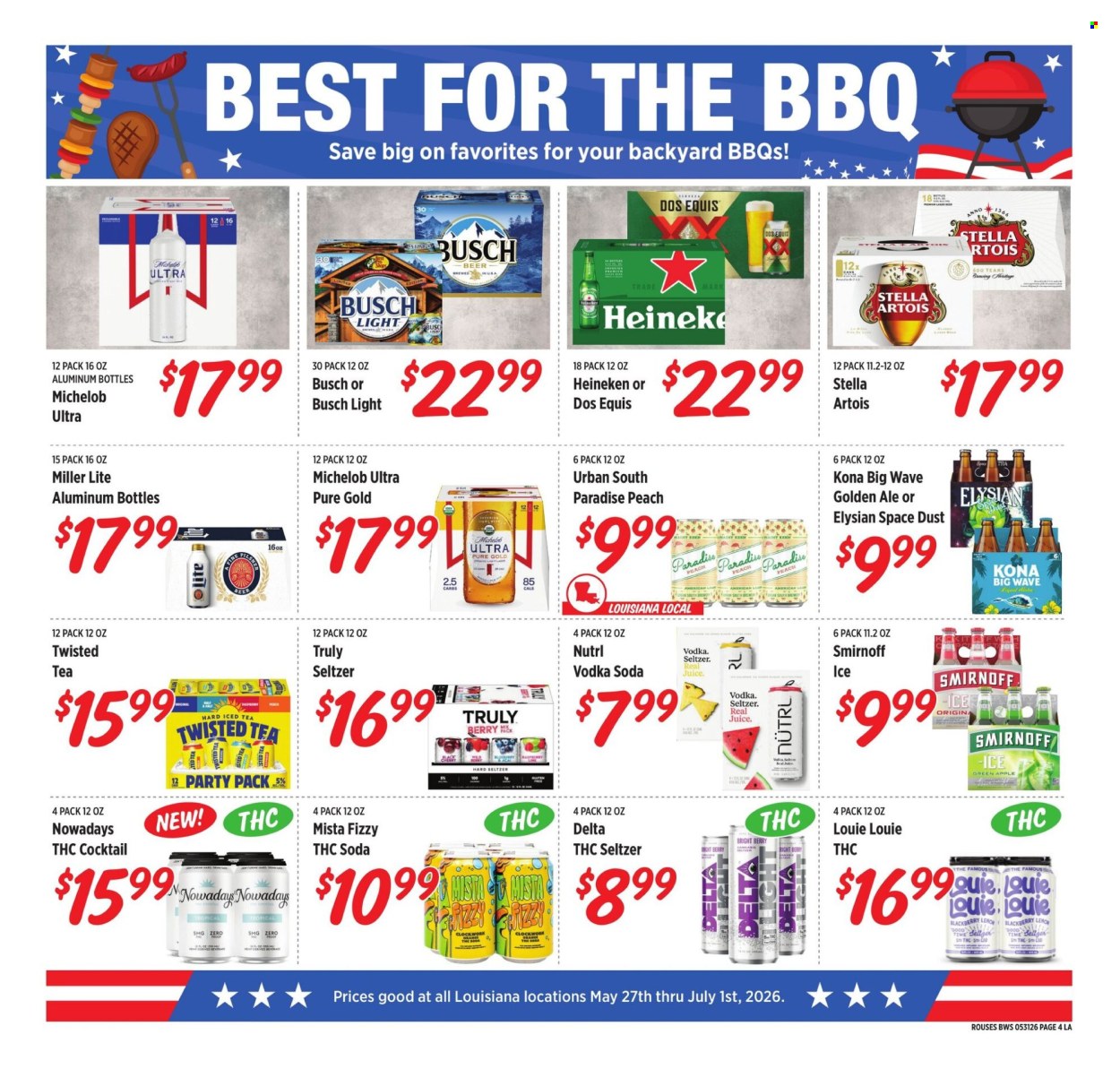 Rouses Markets ad - 05/27/2026 - 07/01/2026. Page 4