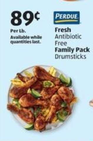 Perdue Fresh Antibiotic Free Family Pack Drumsticks