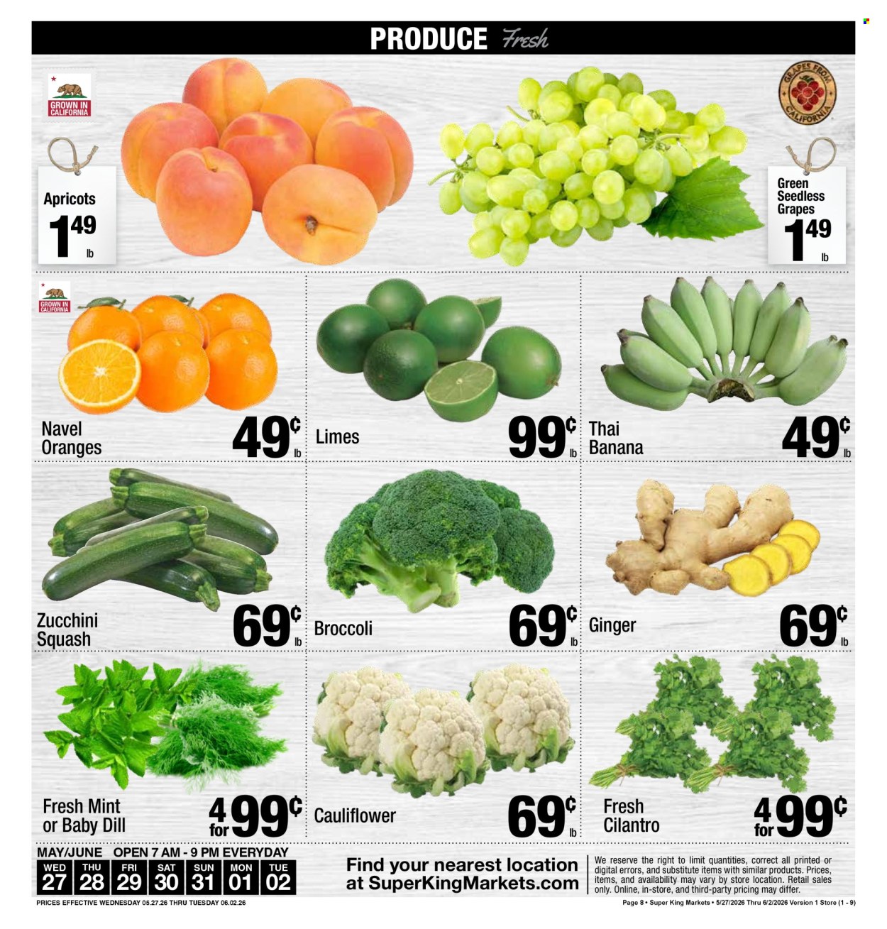Super King Markets ad - 05/27/2026 - 06/02/2026. Page 9