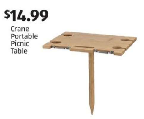 Crane Portable Picnic Table