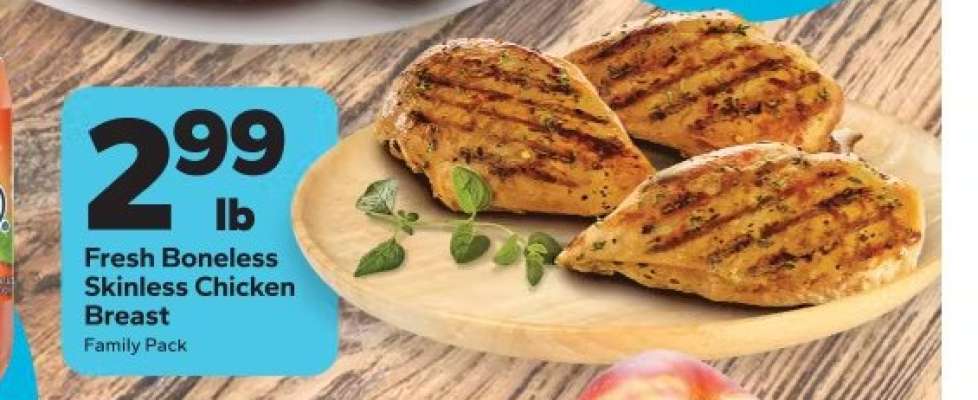 Fresh Boneless Skinless Chicken Breast