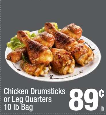 Chicken Drumsticks or Leg Quarters