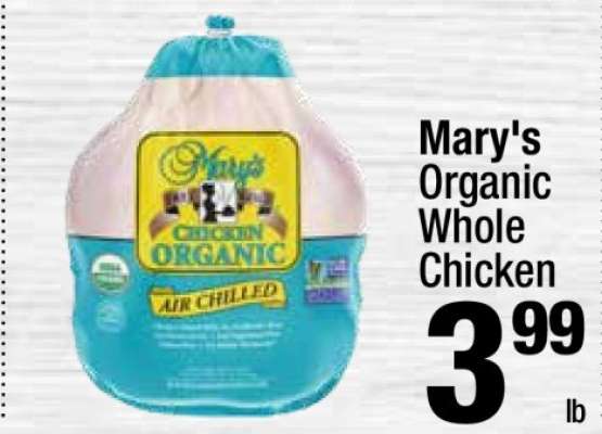 Mary's Organic Whole Chicken