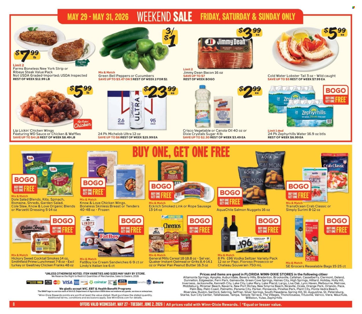 Winn Dixie ad - 05/27/2026 - 06/02/2026. Page 8