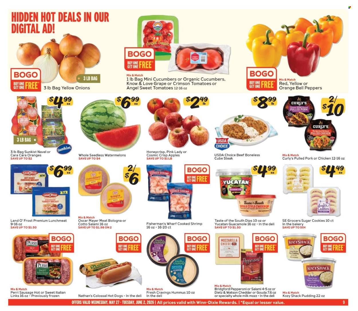 Winn Dixie ad - 05/27/2026 - 06/02/2026. Page 9
