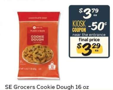 SE Grocers Cookie Dough 16 oz