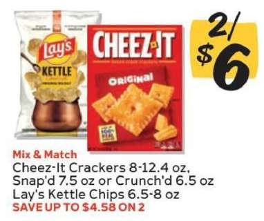 Cheez-It Crackers & Lay's Kettle Chips