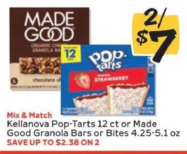 Kellanova Pop-Tarts or Made Good Granola Bars