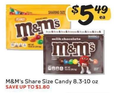 M&M'S Share Size Candy
