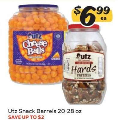 Utz Snack Barrels